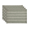 Green and White Chelsea Stripe