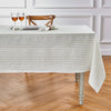 Sage and White Amalfi Stripe