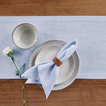 Cornflower Blue & White