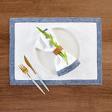 Chambray Indigo & White