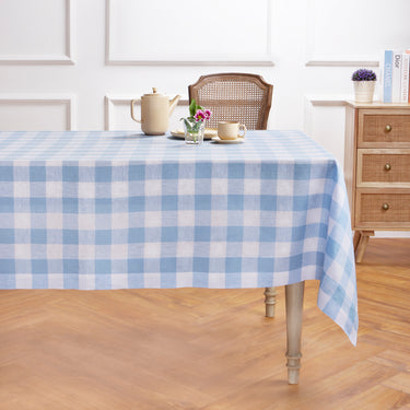 Chambray Blue & White