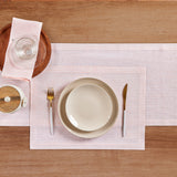 Peach & White