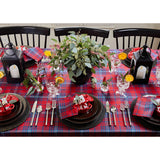 Red & Navy Tartan