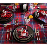 Red & Navy Tartan