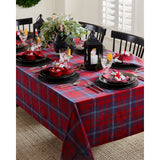 Red & Navy Tartan