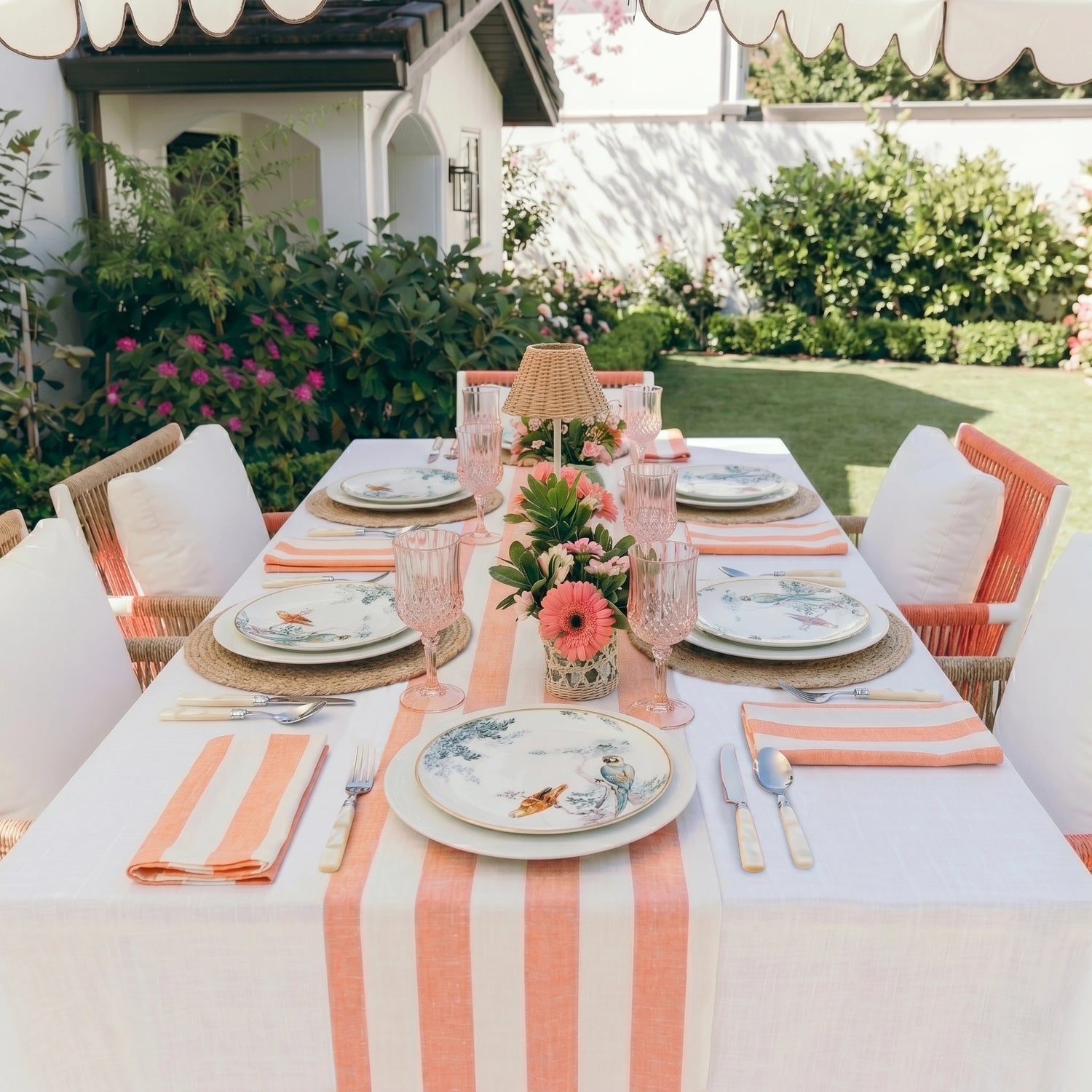 Salmon & White