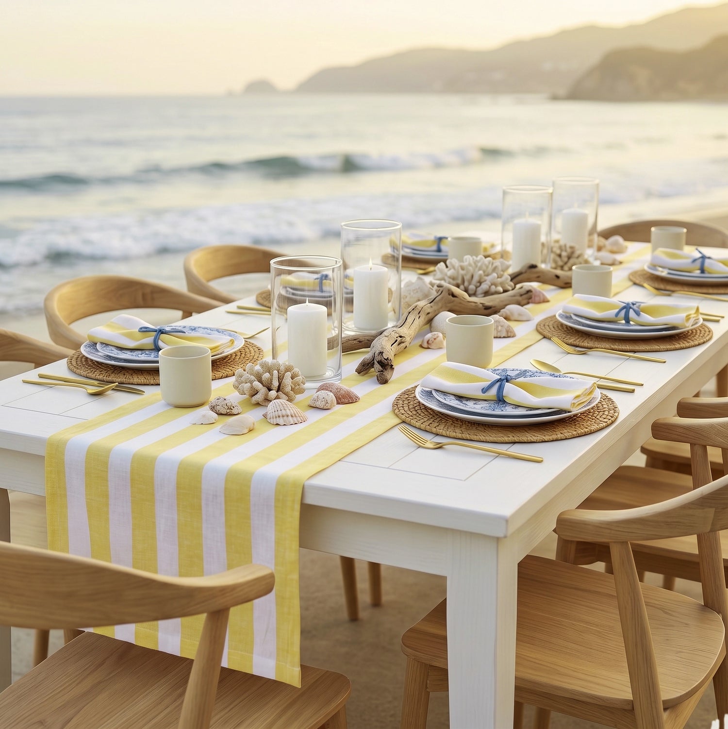 Primrose Yellow & White