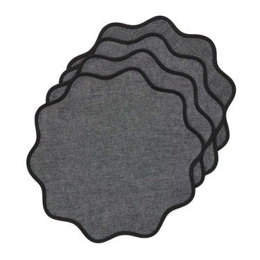 Black & Charcoal Grey
