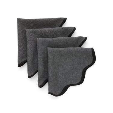 Black & Charcoal Grey