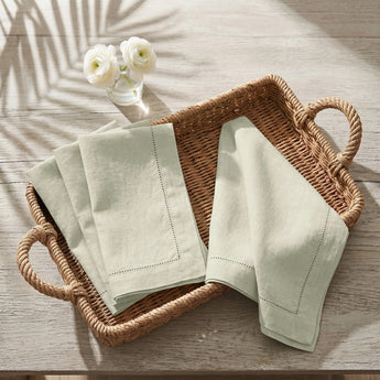Birch Hemstitch Napkins