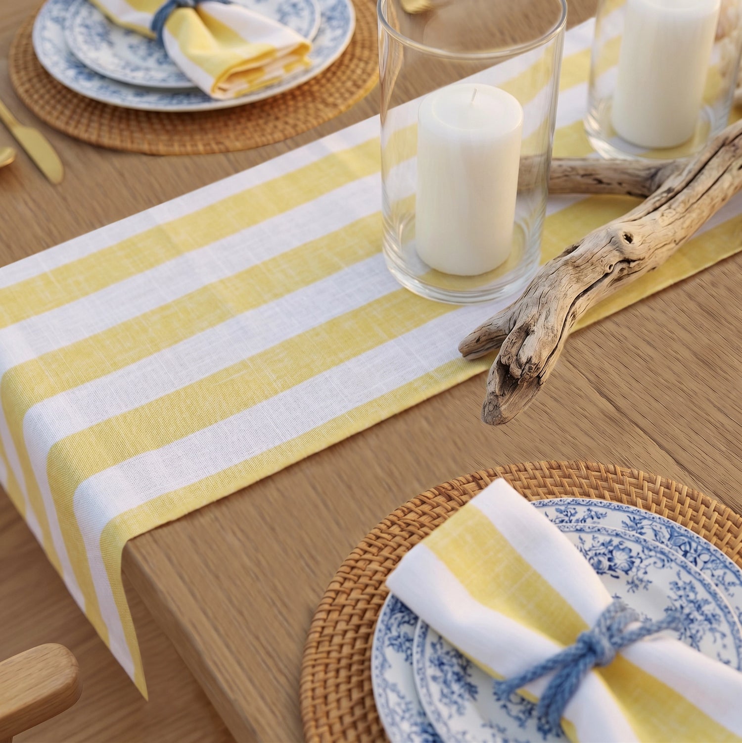 Primrose Yellow & White