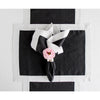 Black/Silver Shimmer Border