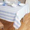 Sky Blue and White Cabana Stripe