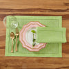 Chambray Lime Green