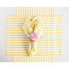 Primrose Yellow and White Amalfi Stripe