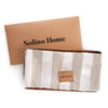 Natural and White Cabana Stripe