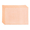 Sunny Orange Gingham