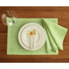 Chambray Lime Green