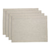 Natural and White Narrow Stripe