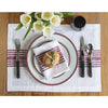 Burgundy and White Farmhouse