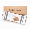 Grey and White French Stripe