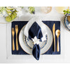 Navy/Silver Shimmer Border