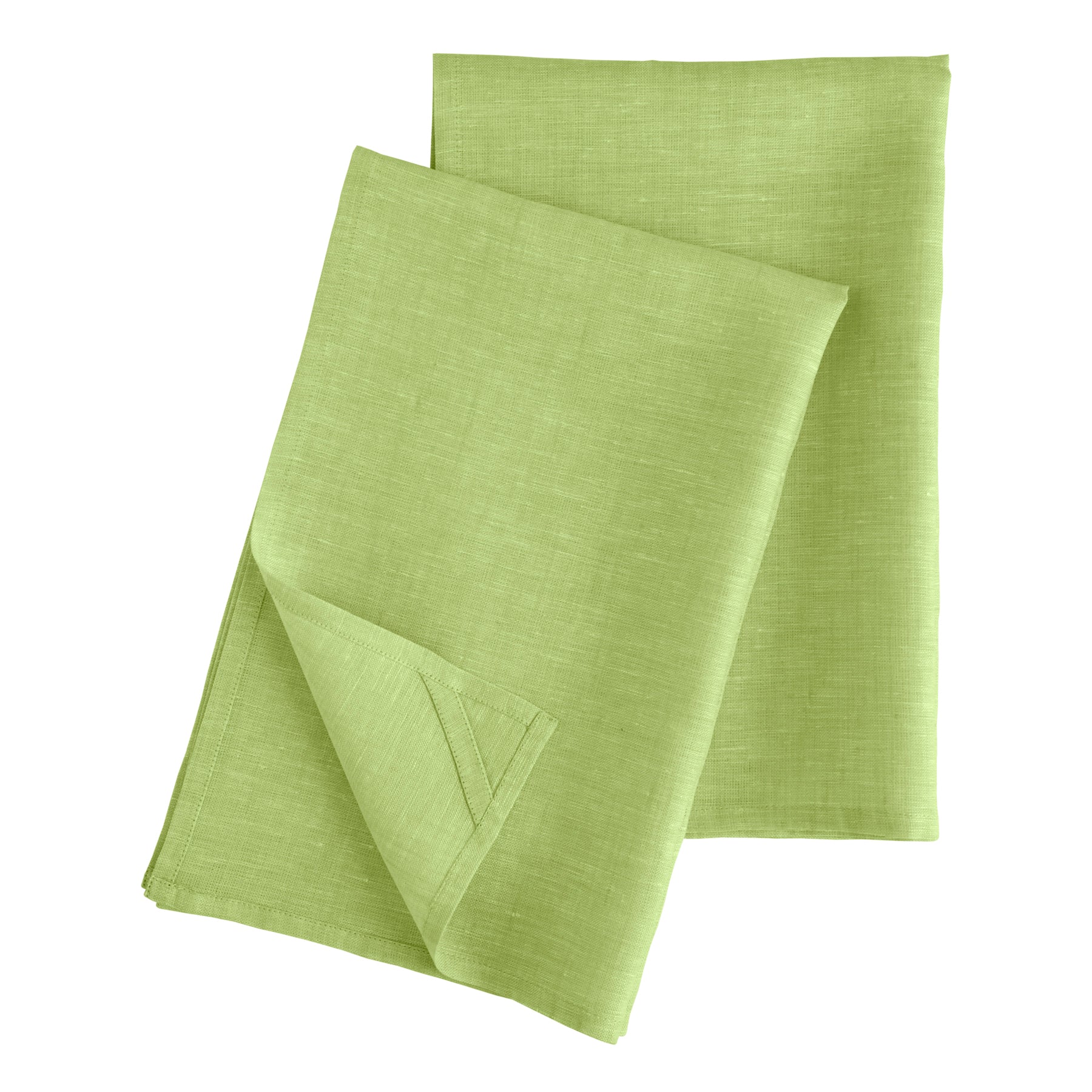 Chambray Lime Green