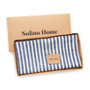 Navy and White Amalfi Stripe