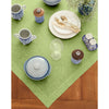 Chambray Lime Green