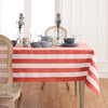 Red and White Cabana Stripe