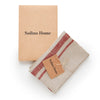Red and Natural French Stripe