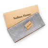 Navy and White Narrow Stripe
