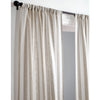 Natural and White Cabana Stripe