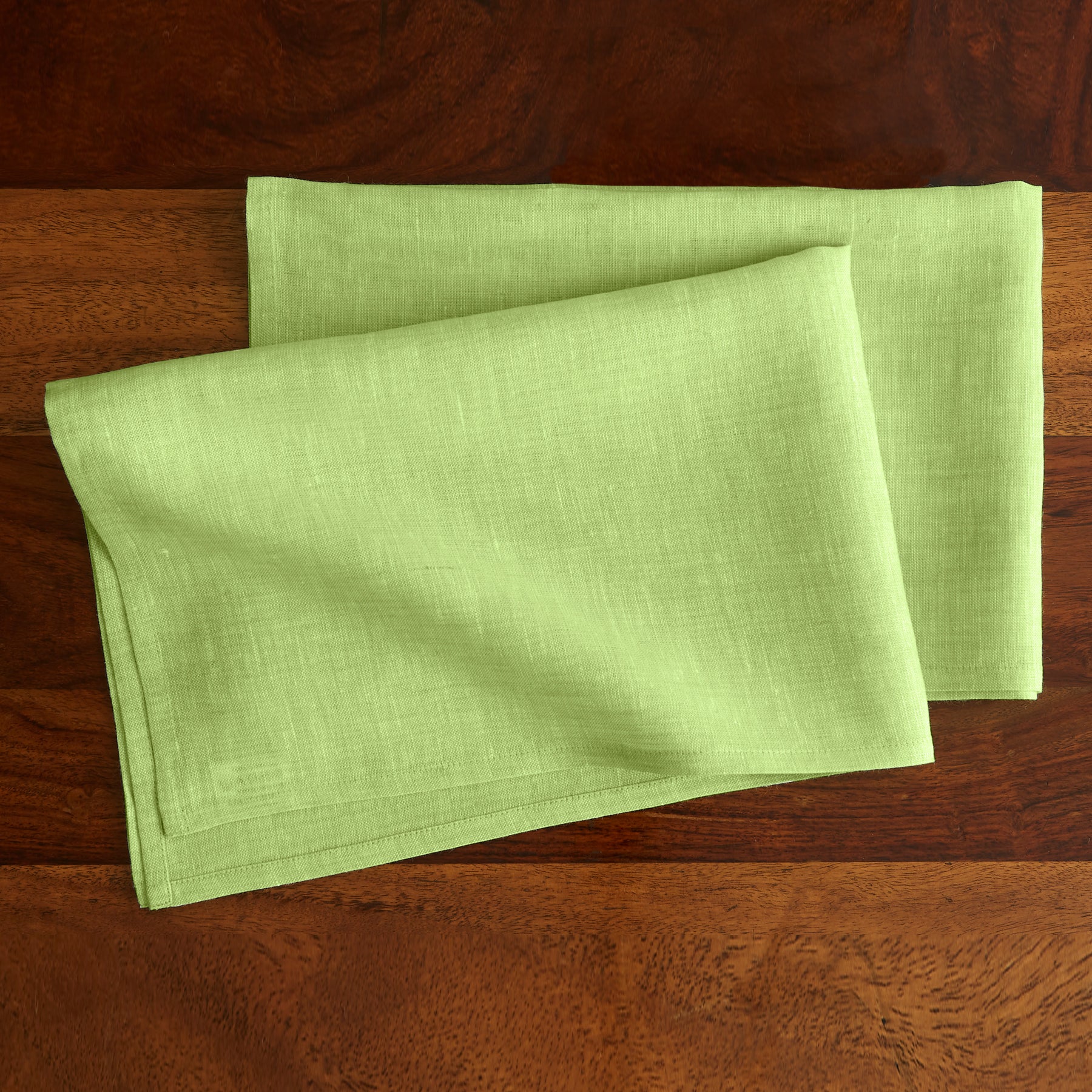 Chambray Lime Green