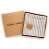 Natural and White Amalfi Stripe