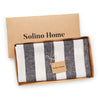 Black and White Cabana Stripe