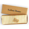 Primrose Yellow and White Amalfi Stripe