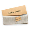 Natural and White Narrow Stripe