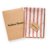 Red & White Capri Stripe