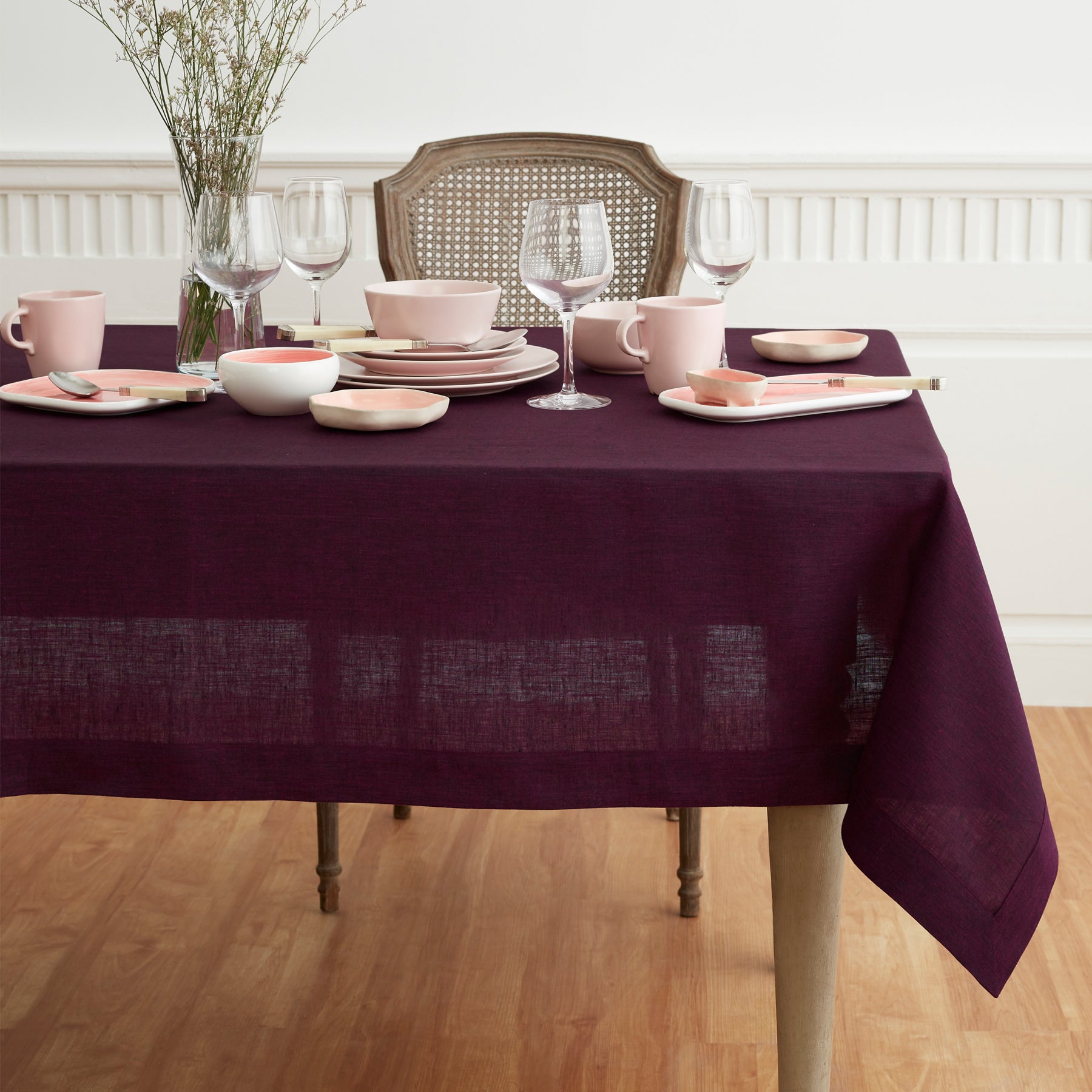 Chambray Burgundy