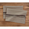 Black and Natural French Stripe