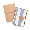 Sky Blue and White Cabana Stripe