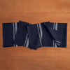 White and Navy French Stripe