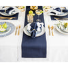 Navy/Silver Shimmer Border