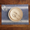 Blue and White Farmhouse Stripe