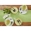 Chambray Lime Green