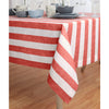 Red and White Cabana Stripe