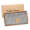 Black and White Amalfi Stripe