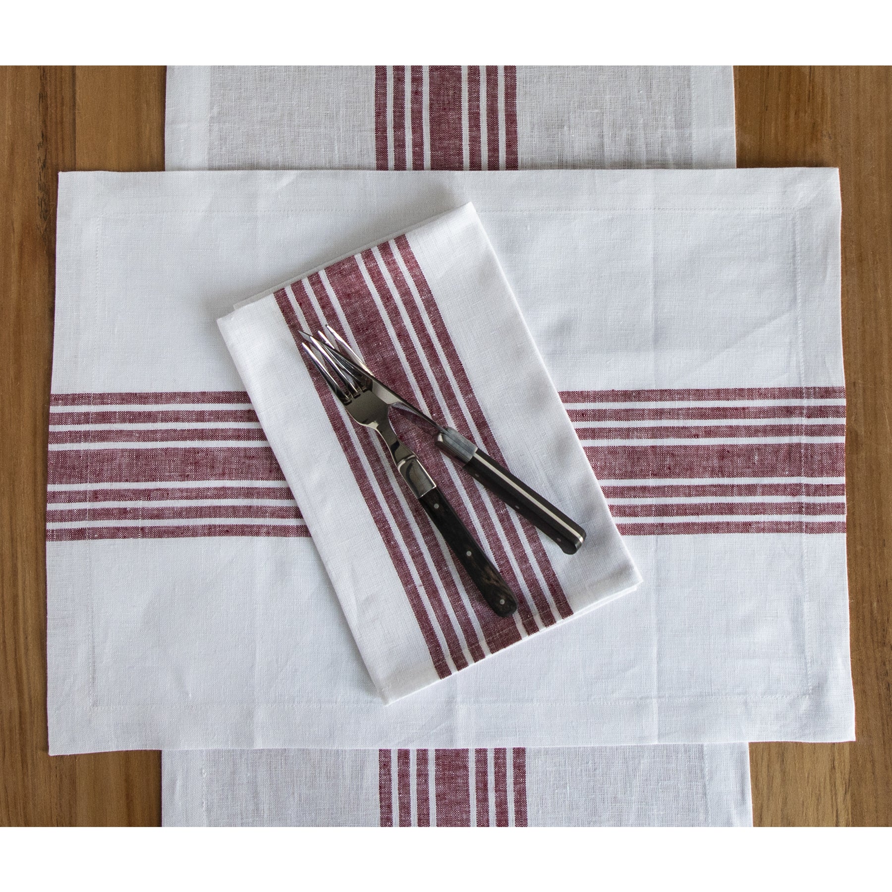 Burgundy and White Farmhouse