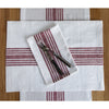 Burgundy and White Farmhouse